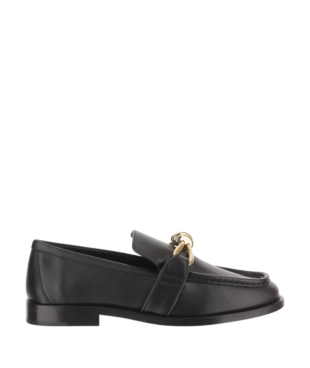 BOTTEGA VENETA Черные кожаные лоферы, фото 1