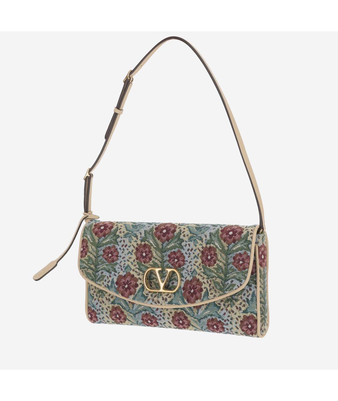 VALENTINO Мульти синтетическая сумка через плечо, фото 2