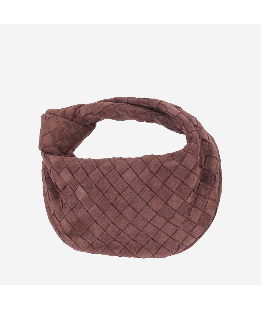 BOTTEGA VENETA Коричневая замшевая сумка через плечо, фото 2