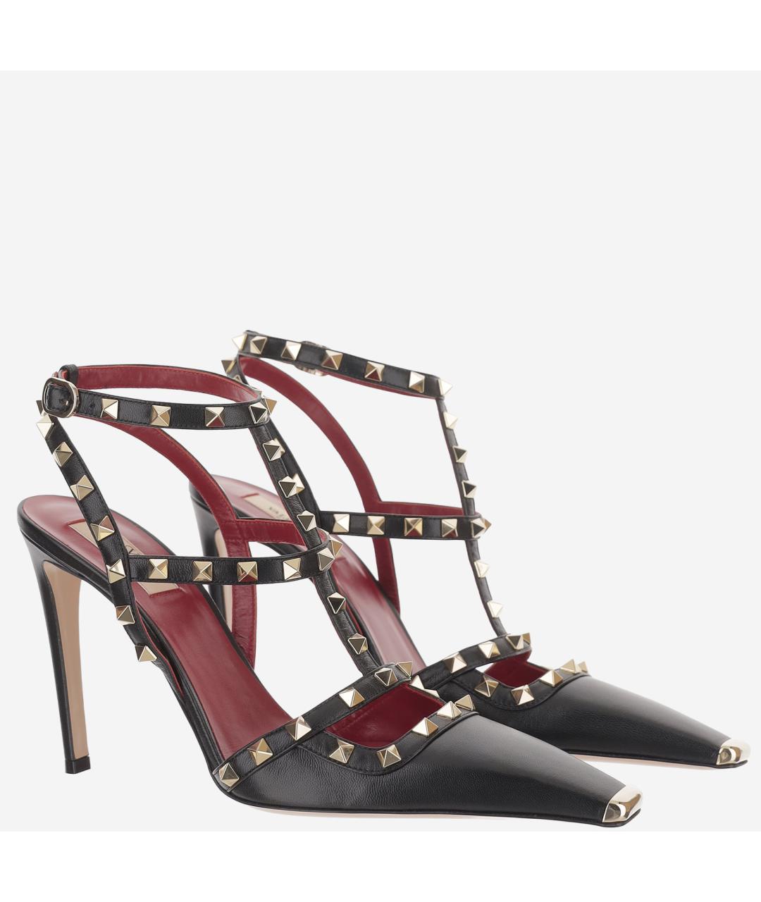 VALENTINO Черные кожаные туфли, фото 2