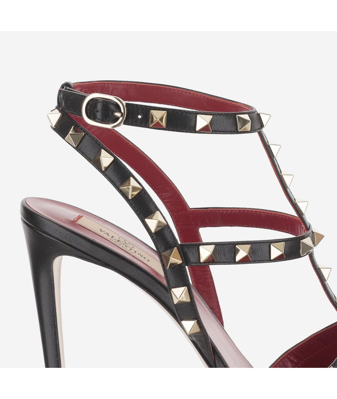 VALENTINO Черные кожаные туфли, фото 4