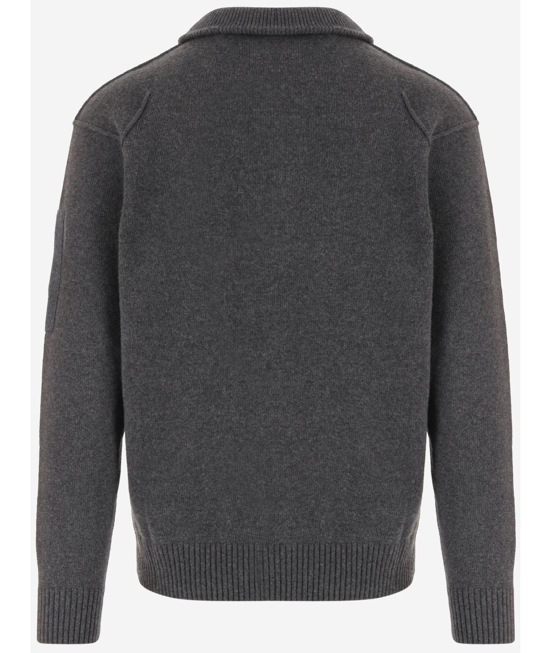 CP COMPANY Серый шерстяной джемпер / свитер, фото 2