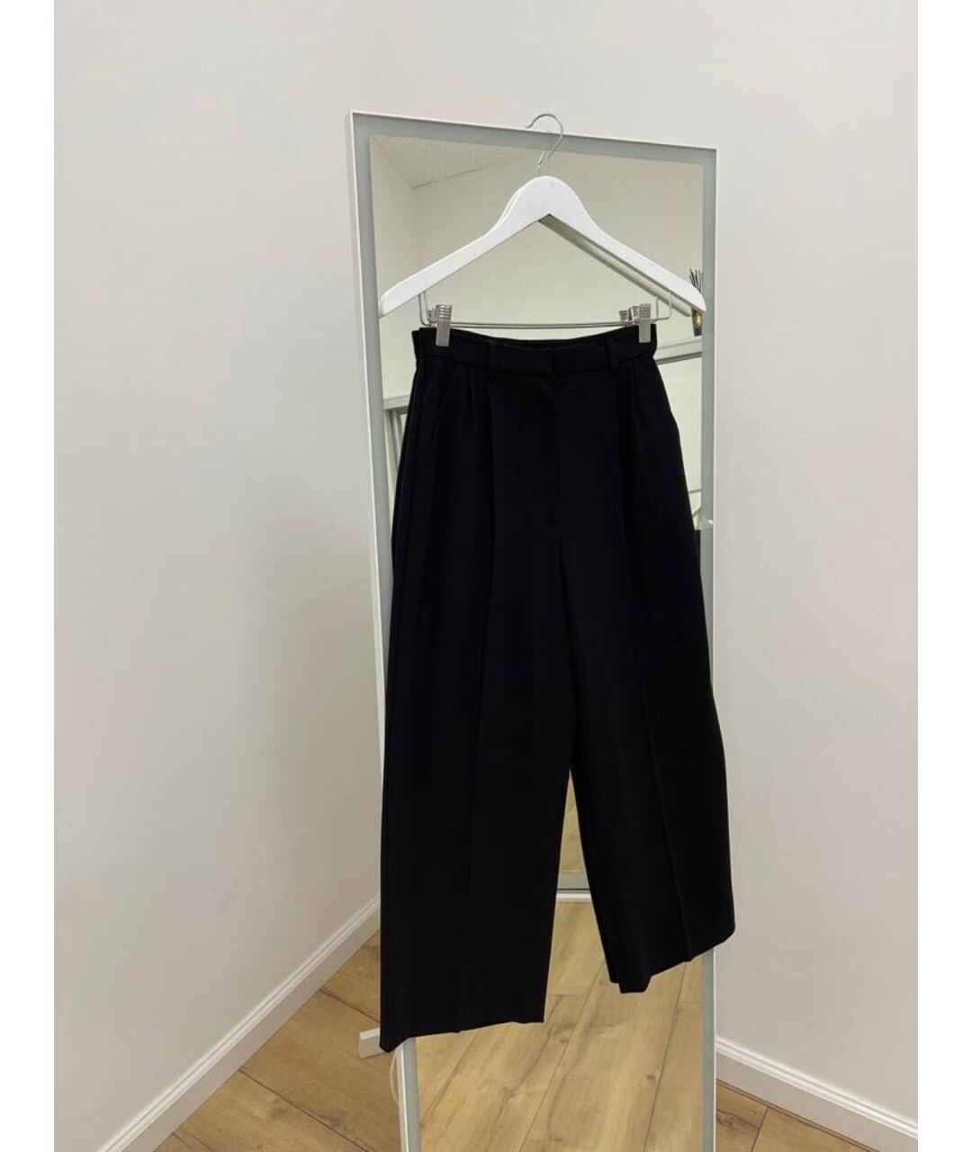 BOHEMIQUE Черные полиэстеровые брюки широкие, фото 5