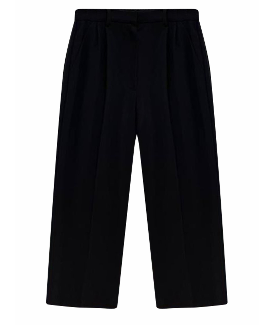BOHEMIQUE Черные полиэстеровые брюки широкие, фото 1
