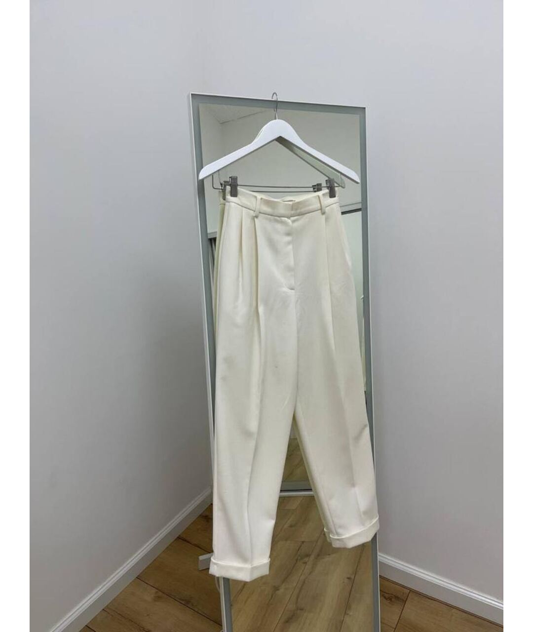 BOHEMIQUE Бежевые полиэстеровые прямые брюки, фото 4