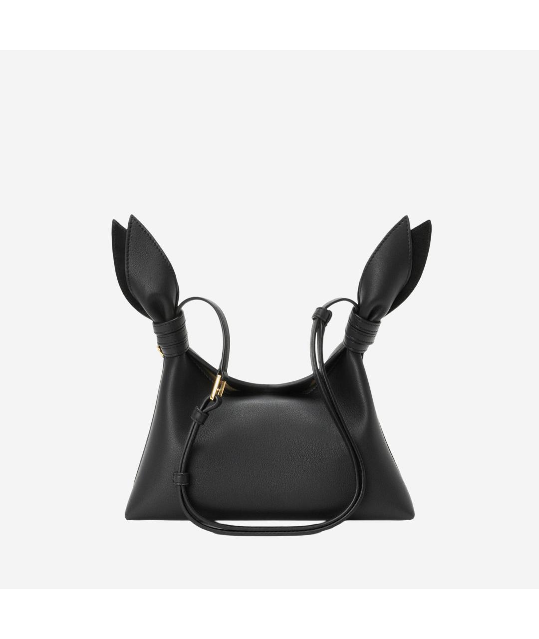 LOEWE Черная кожаная сумка через плечо, фото 3