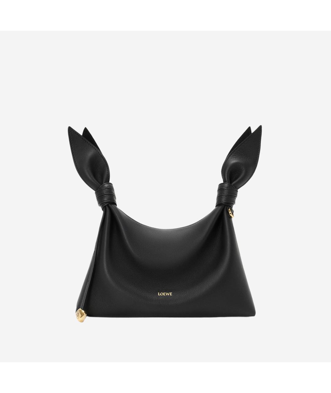LOEWE Черная кожаная сумка через плечо, фото 6
