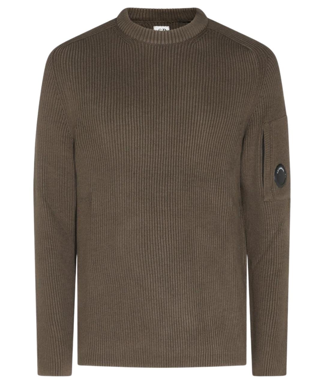 CP COMPANY Хаки хлопковый джемпер / свитер, фото 1