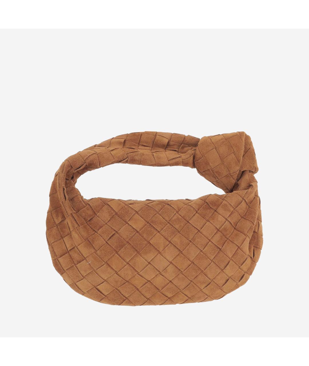 BOTTEGA VENETA Бежевая замшевая сумка через плечо, фото 3