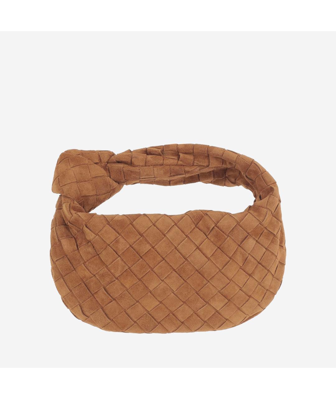 BOTTEGA VENETA Бежевая замшевая сумка через плечо, фото 5