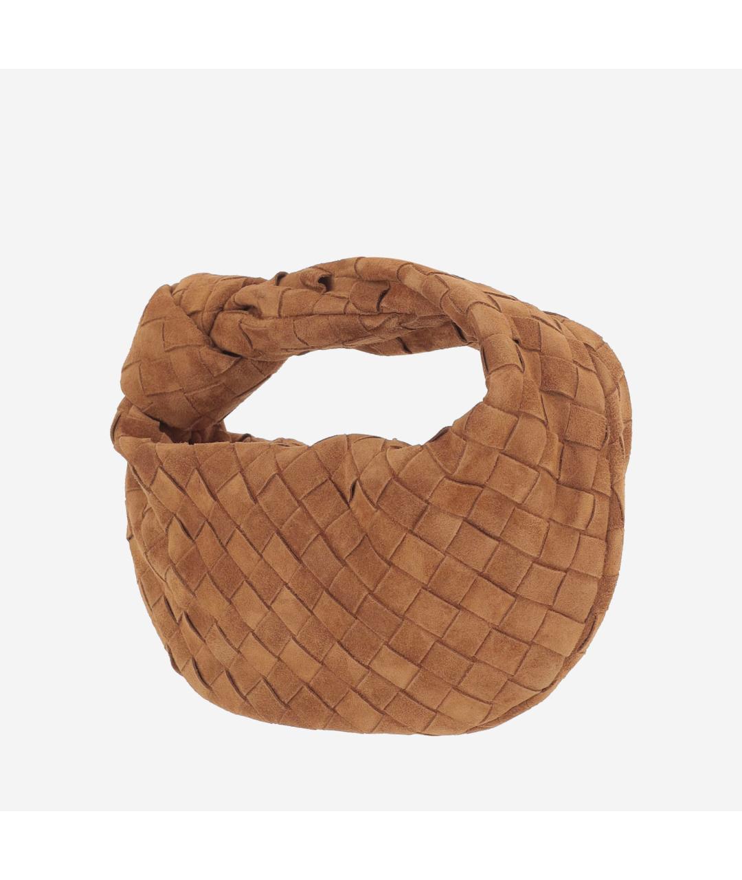 BOTTEGA VENETA Бежевая замшевая сумка через плечо, фото 2