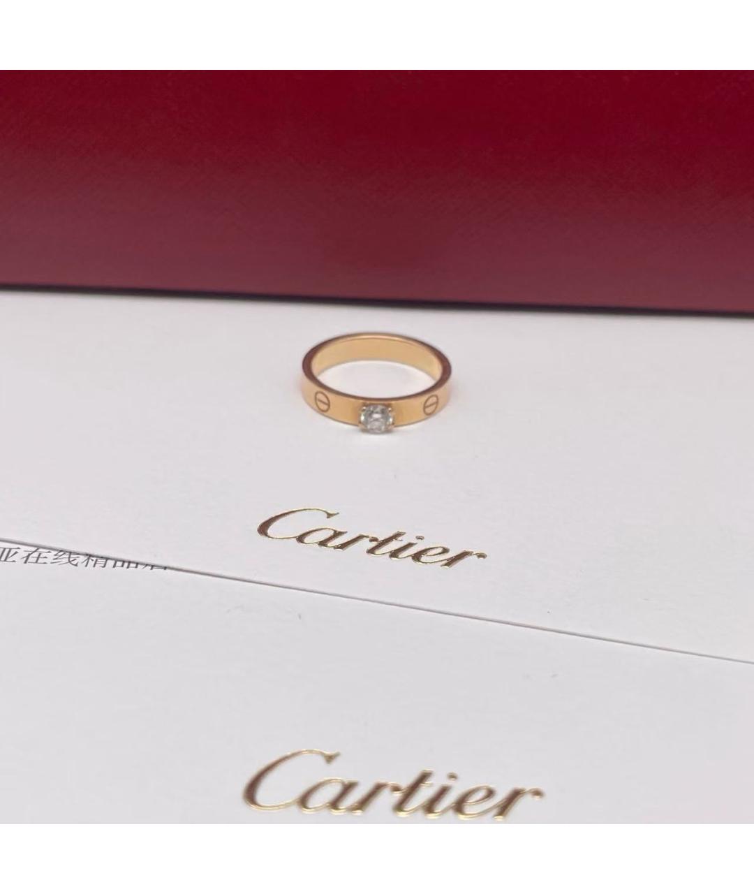 CARTIER Золотое кольцо из розового золота, фото 4