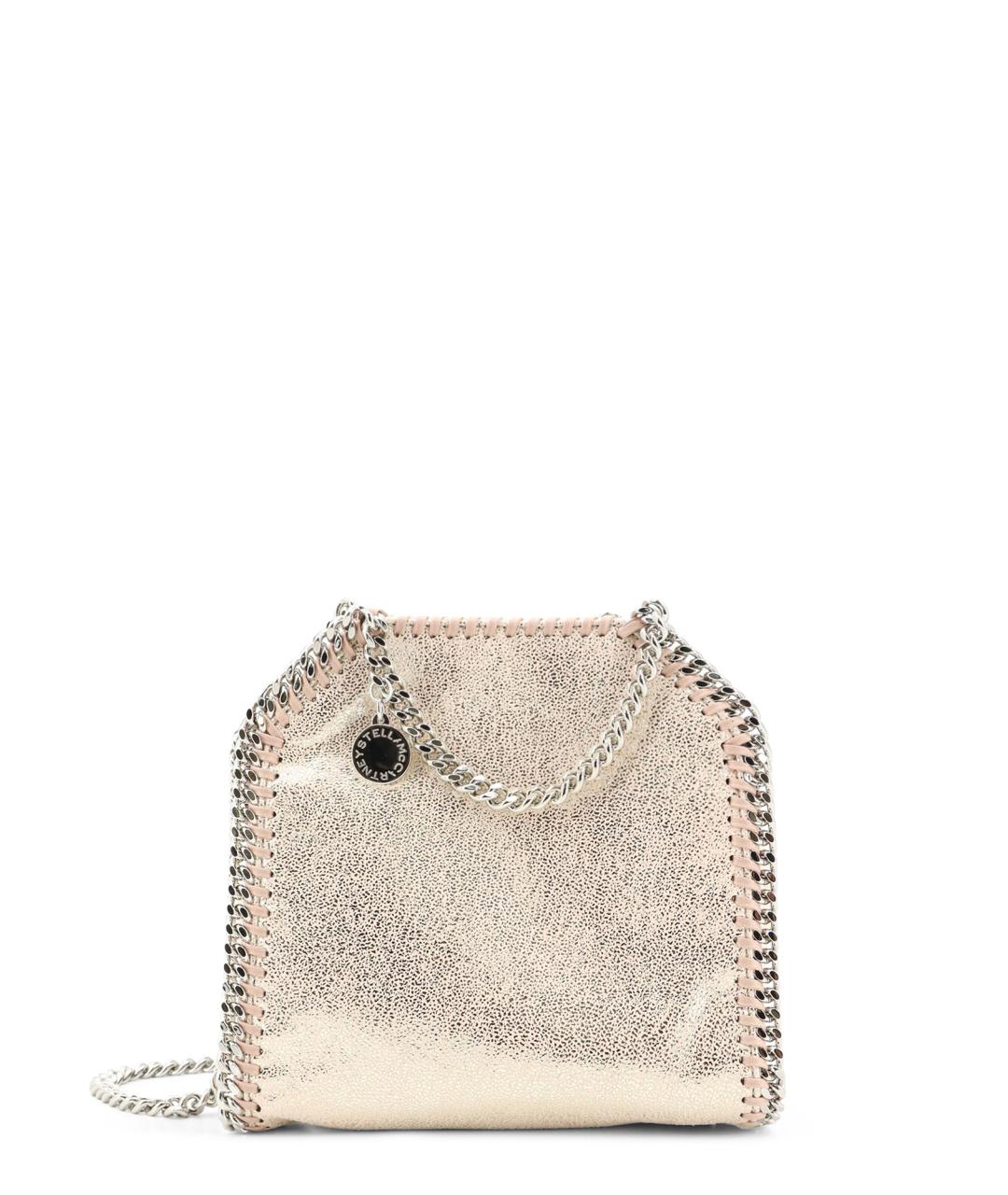 STELLA MCCARTNEY Золотая сумка через плечо из искусственной кожи, фото 1