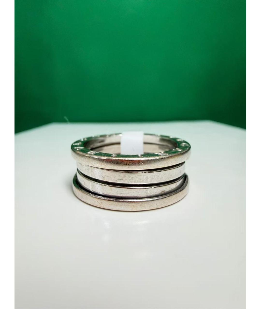 BVLGARI Серебряное кольцо из белого золота, фото 2