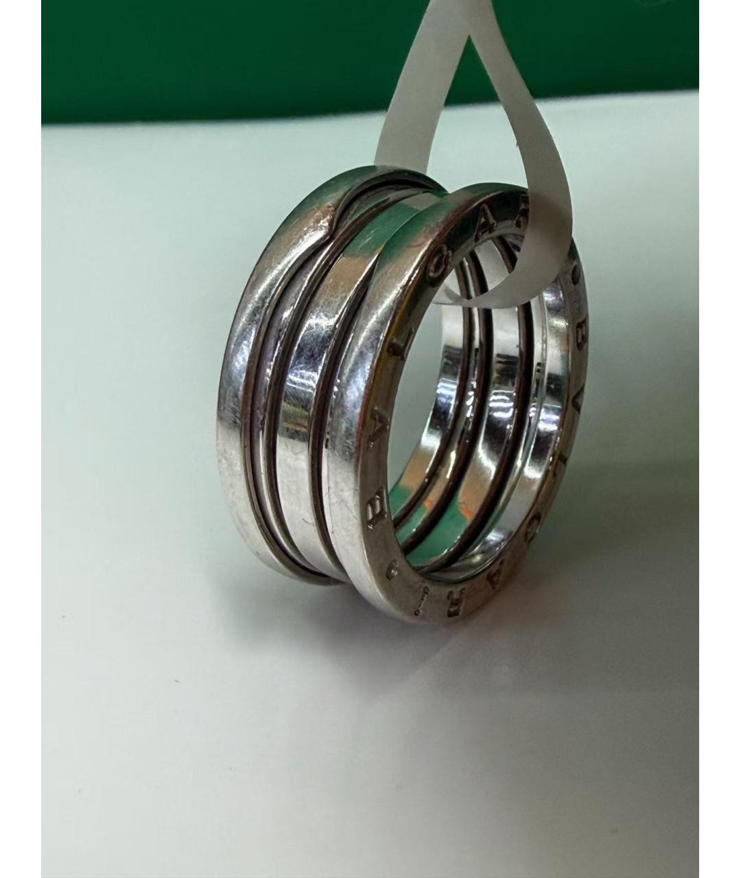 BVLGARI Серебряное кольцо из белого золота, фото 4