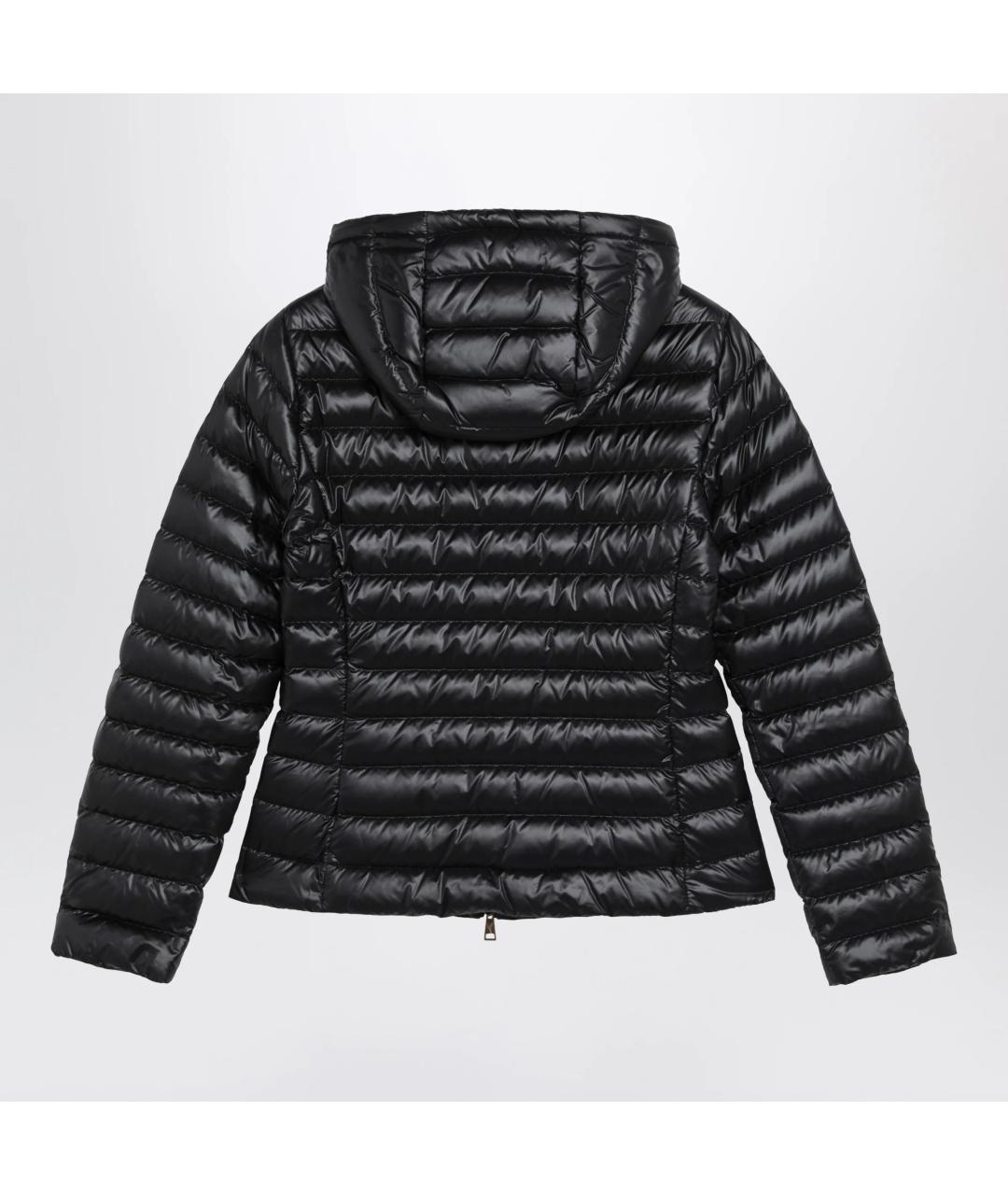 MONCLER Черная полиамидовая куртка, фото 2