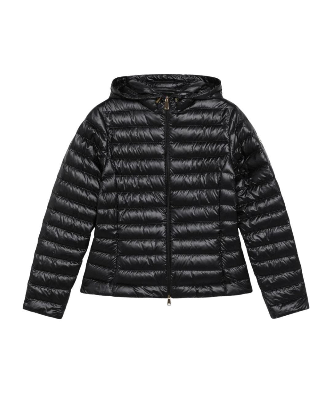 MONCLER Черная полиамидовая куртка, фото 1