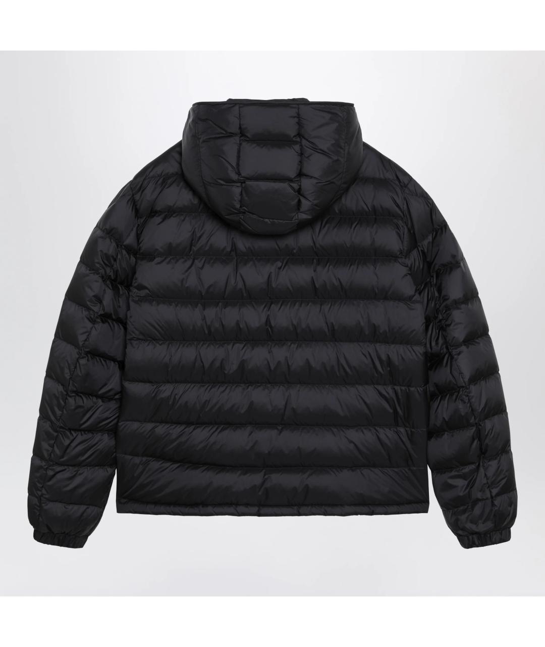 MONCLER Черный полиамидовый пуховик, фото 2