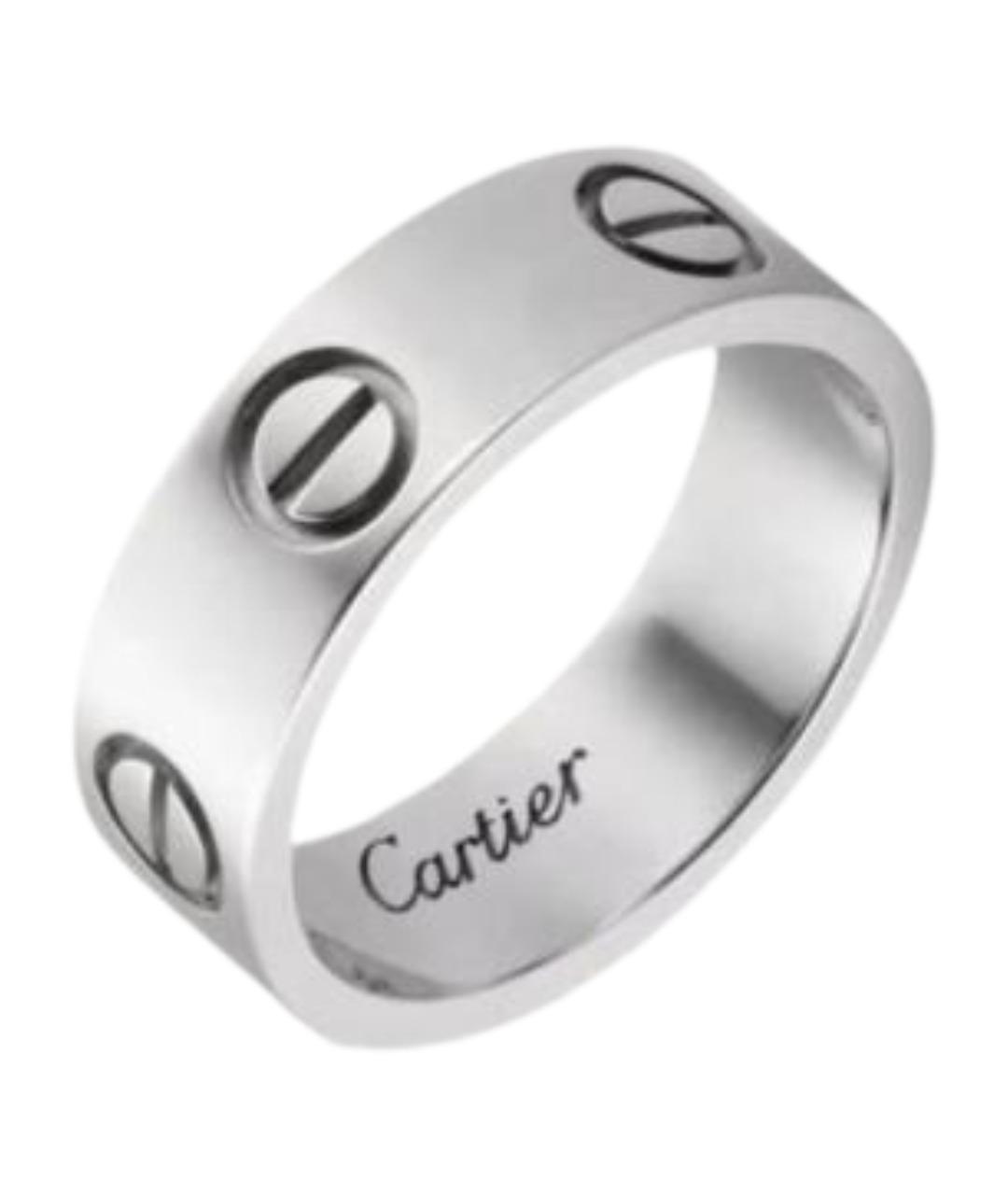 CARTIER Серебряное кольцо из белого золота, фото 1