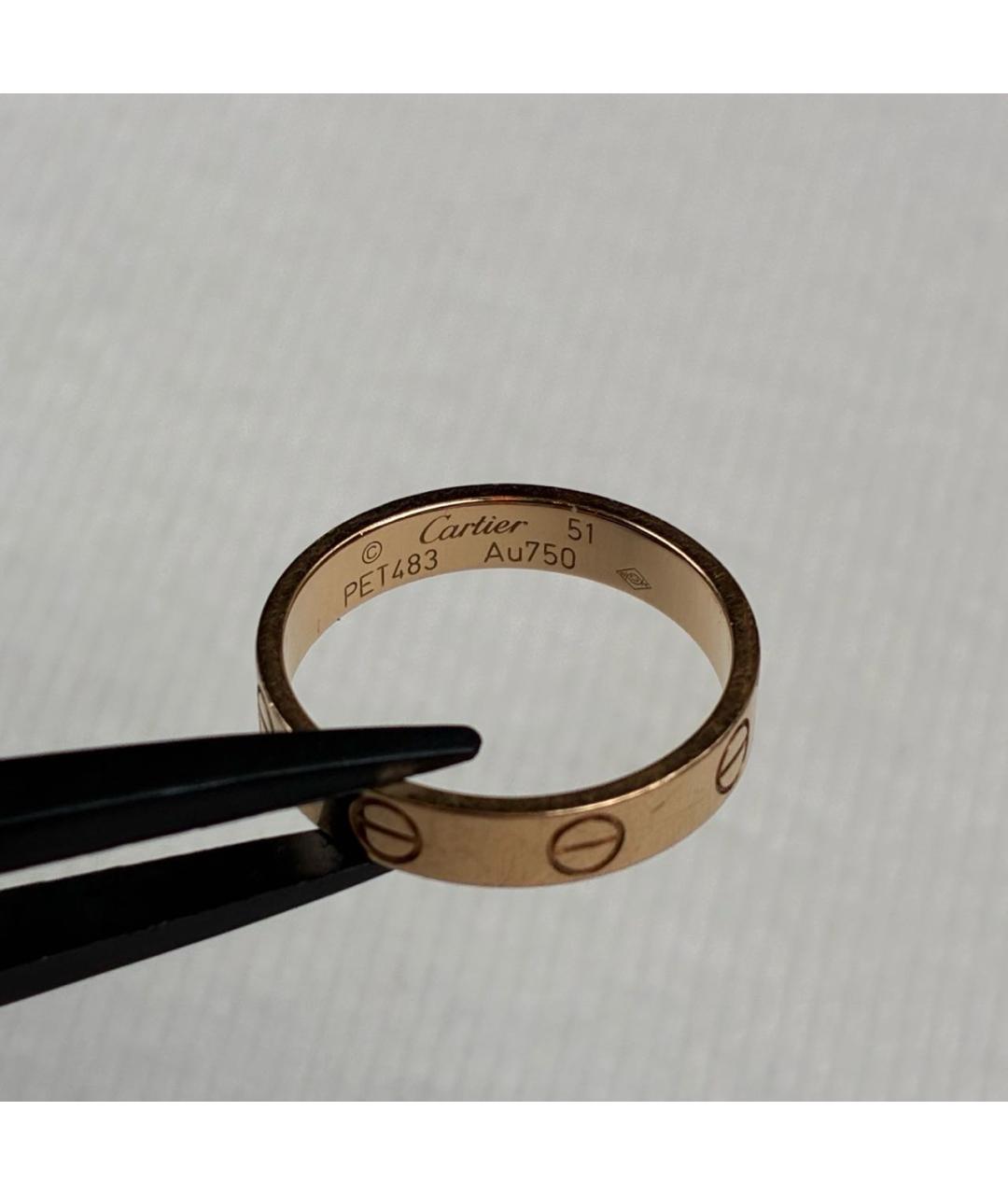 CARTIER Золотое кольцо из розового золота, фото 4