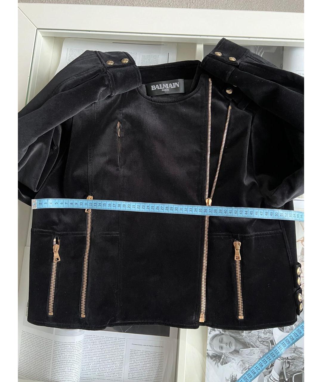 BALMAIN Черная куртка, фото 4