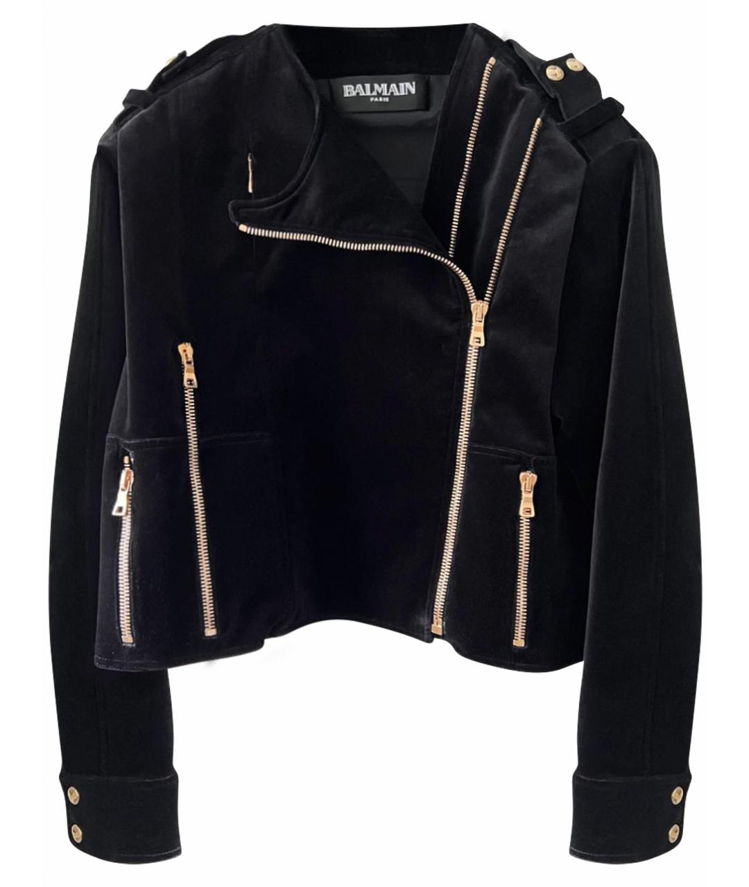 BALMAIN Черная куртка, фото 1
