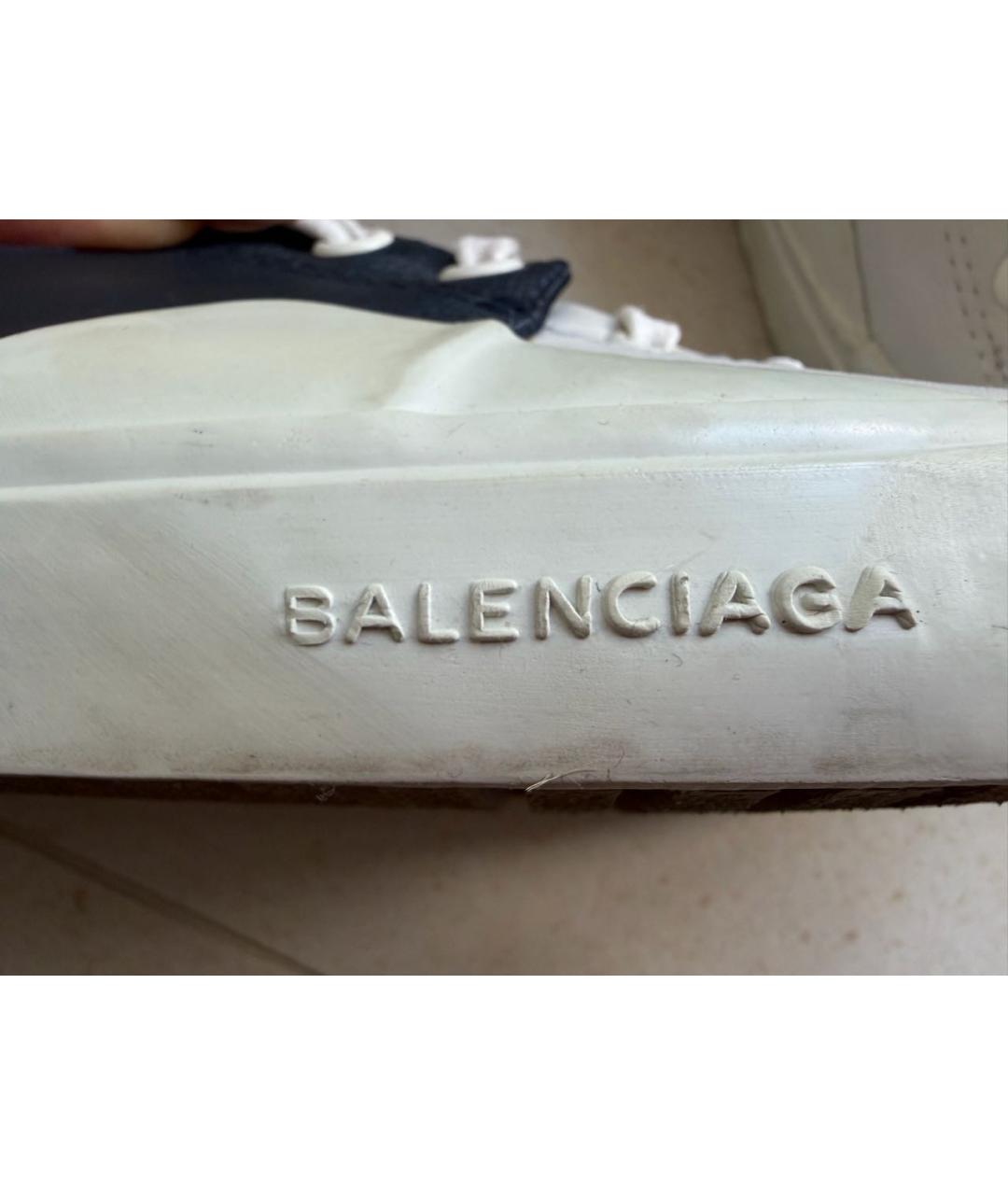 BALENCIAGA Мульти кожаные кеды, фото 8