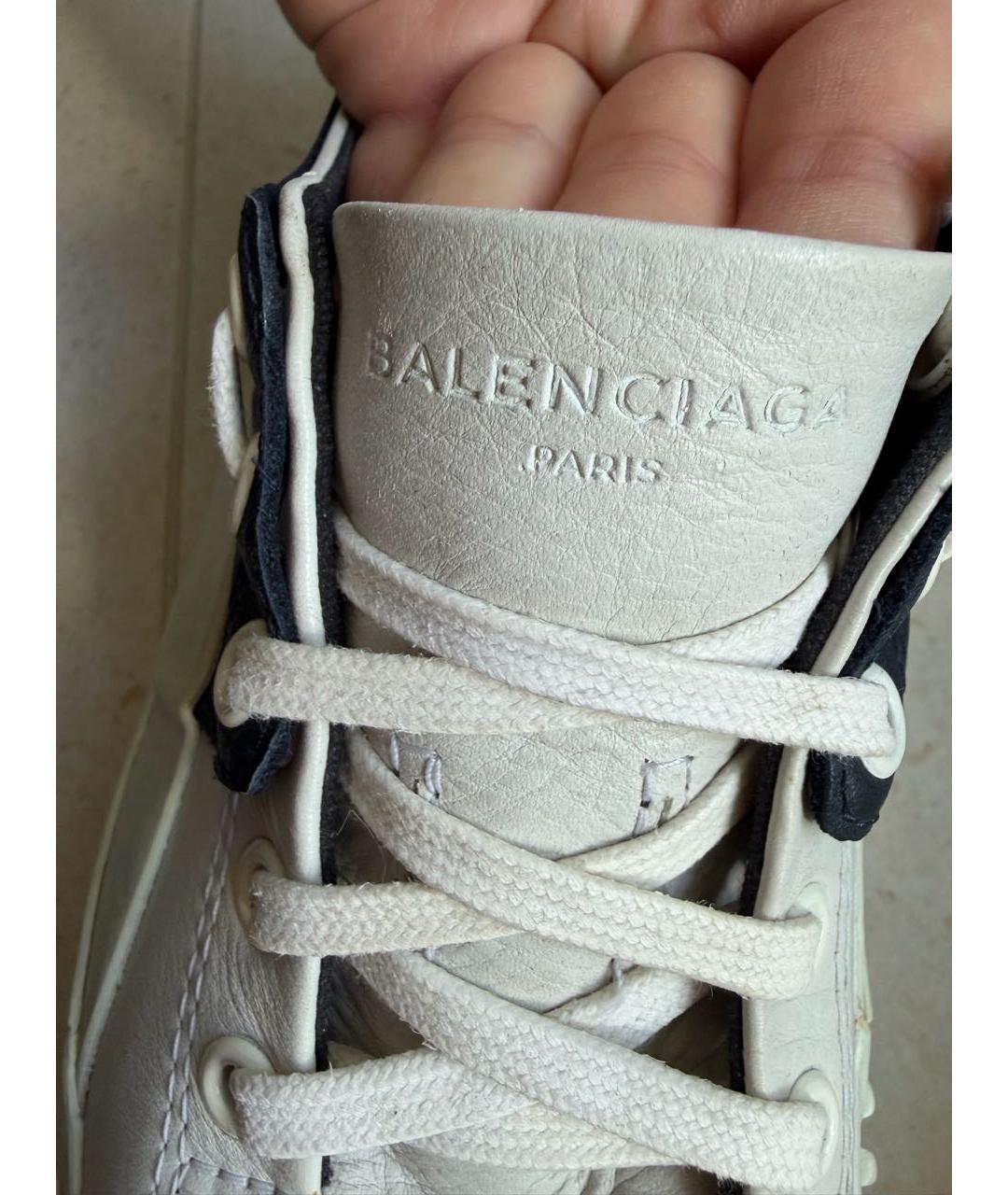 BALENCIAGA Мульти кожаные кеды, фото 7