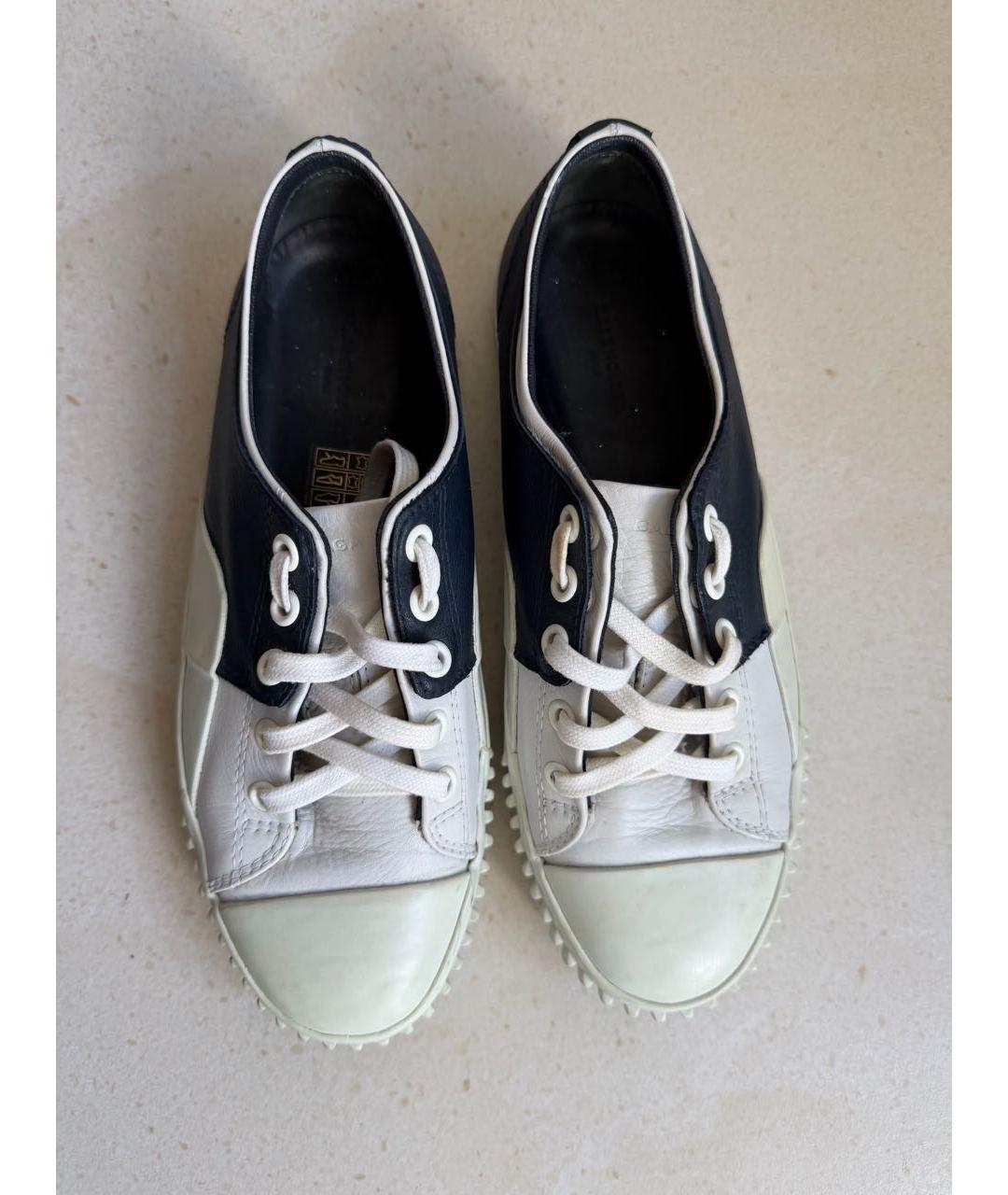 BALENCIAGA Мульти кожаные кеды, фото 5