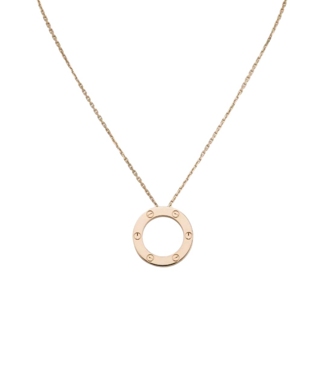 CARTIER Золотое колье из розового золота, фото 1
