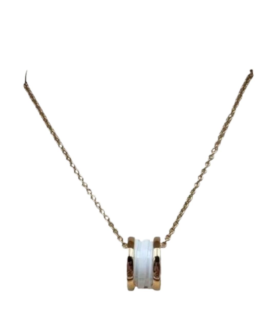 BVLGARI Белая подвеска, фото 1