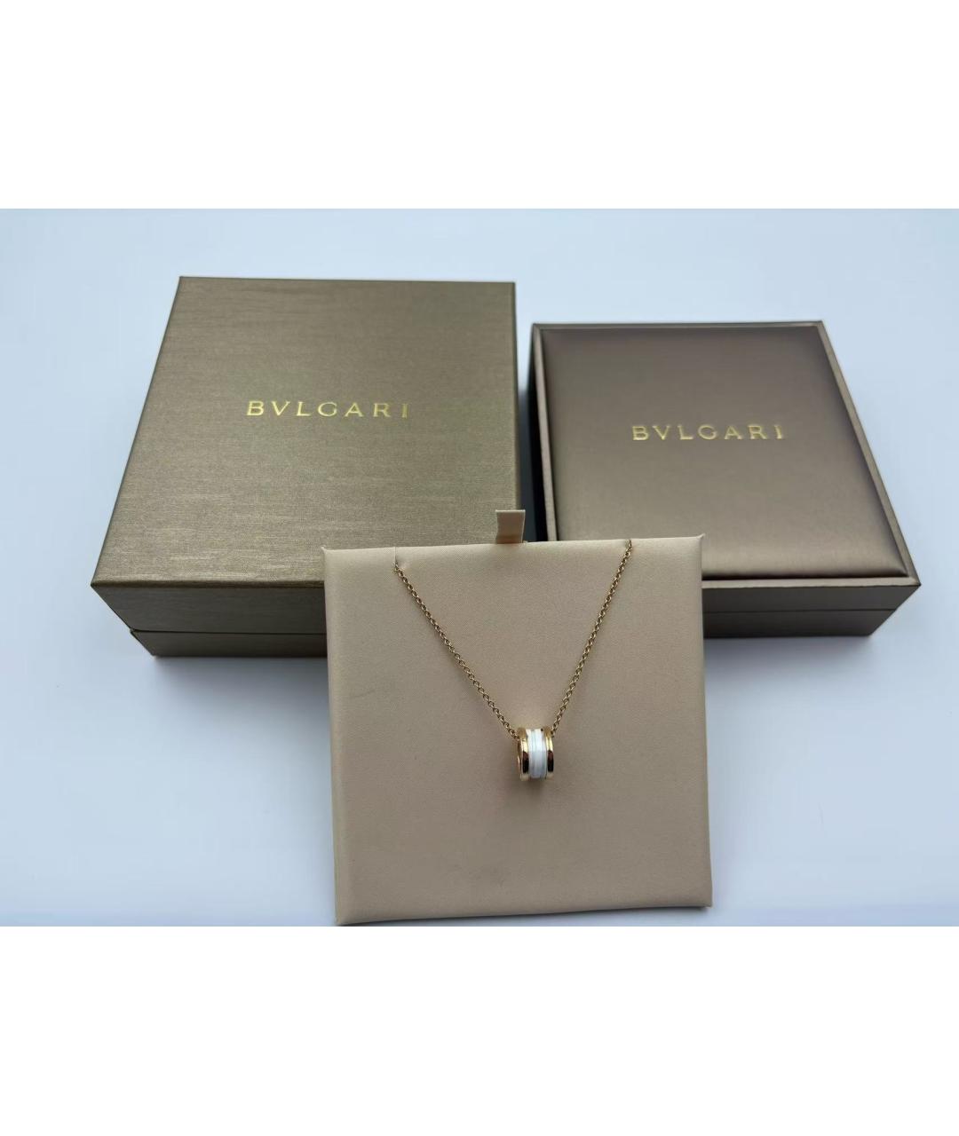 BVLGARI Белая подвеска, фото 2