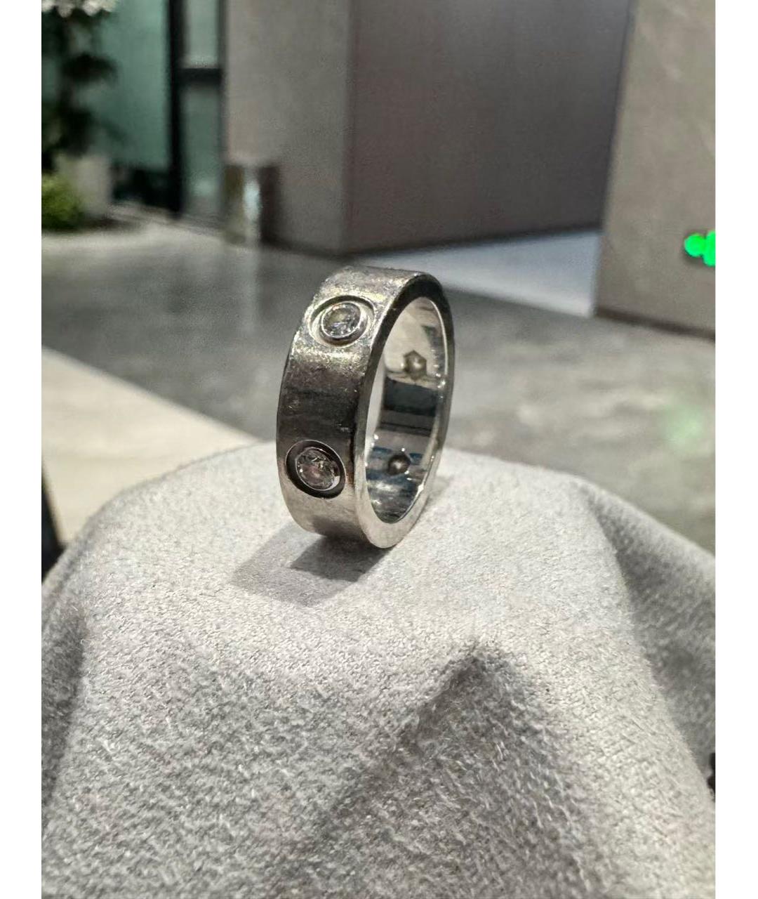 CARTIER Серебряное кольцо из белого золота, фото 3