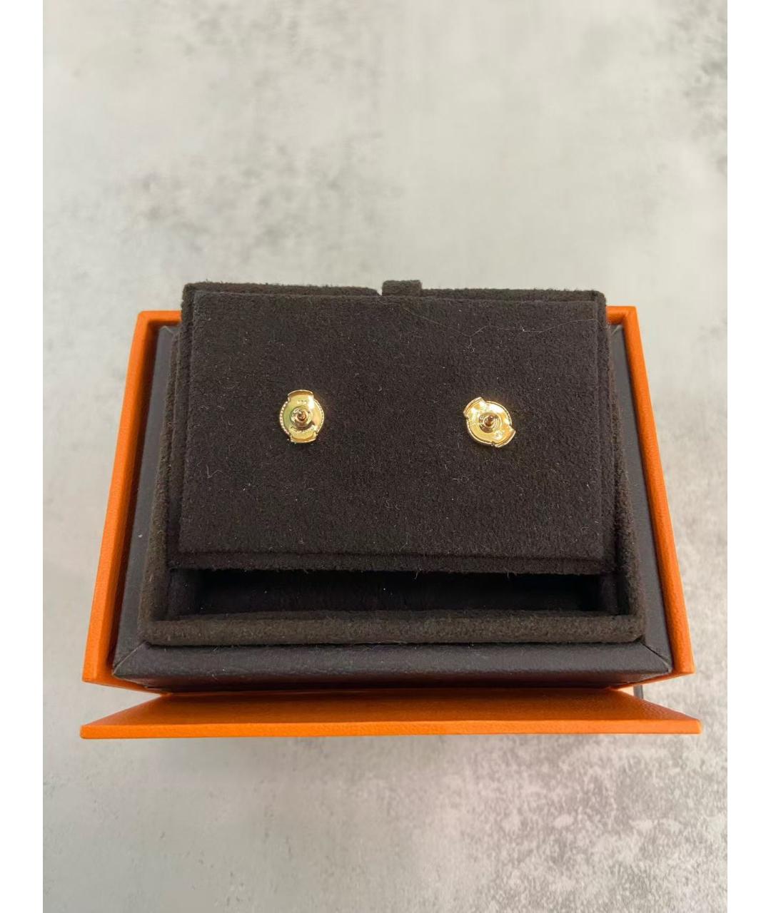 HERMES Золотые серьги из розового золота, фото 3