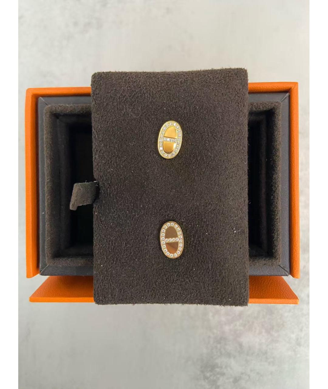 HERMES Золотые серьги из розового золота, фото 4