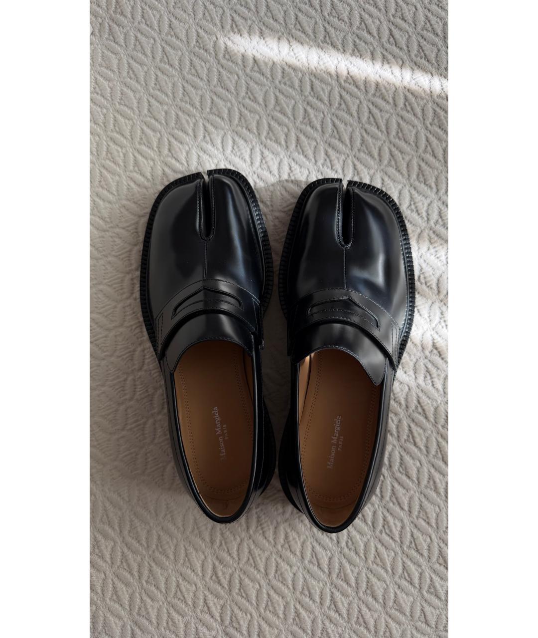 MAISON MARGIELA Черные кожаные лоферы, фото 7