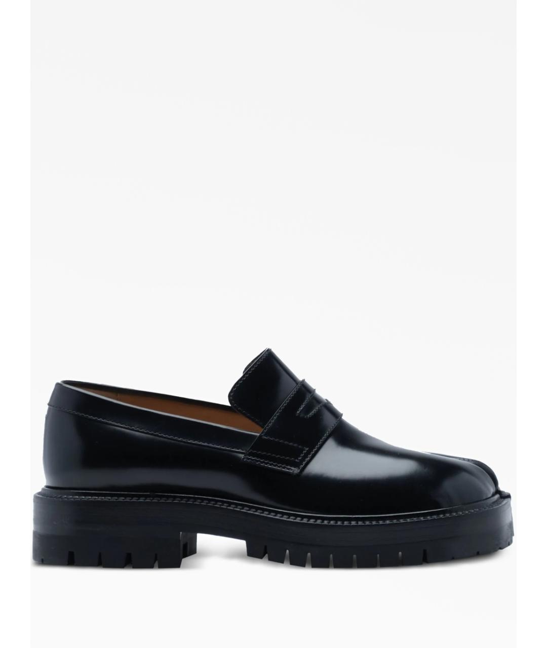 MAISON MARGIELA Черные кожаные лоферы, фото 10