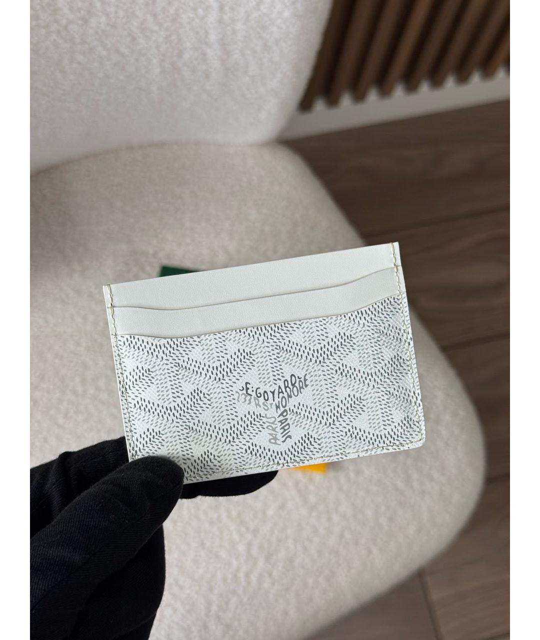 GOYARD Белый кардхолдер, фото 3