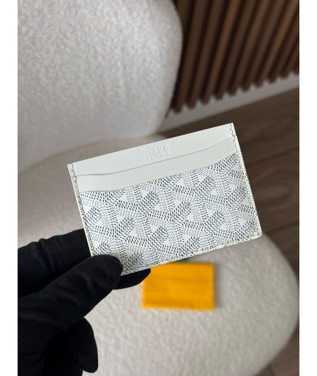 GOYARD Белый кардхолдер, фото 4
