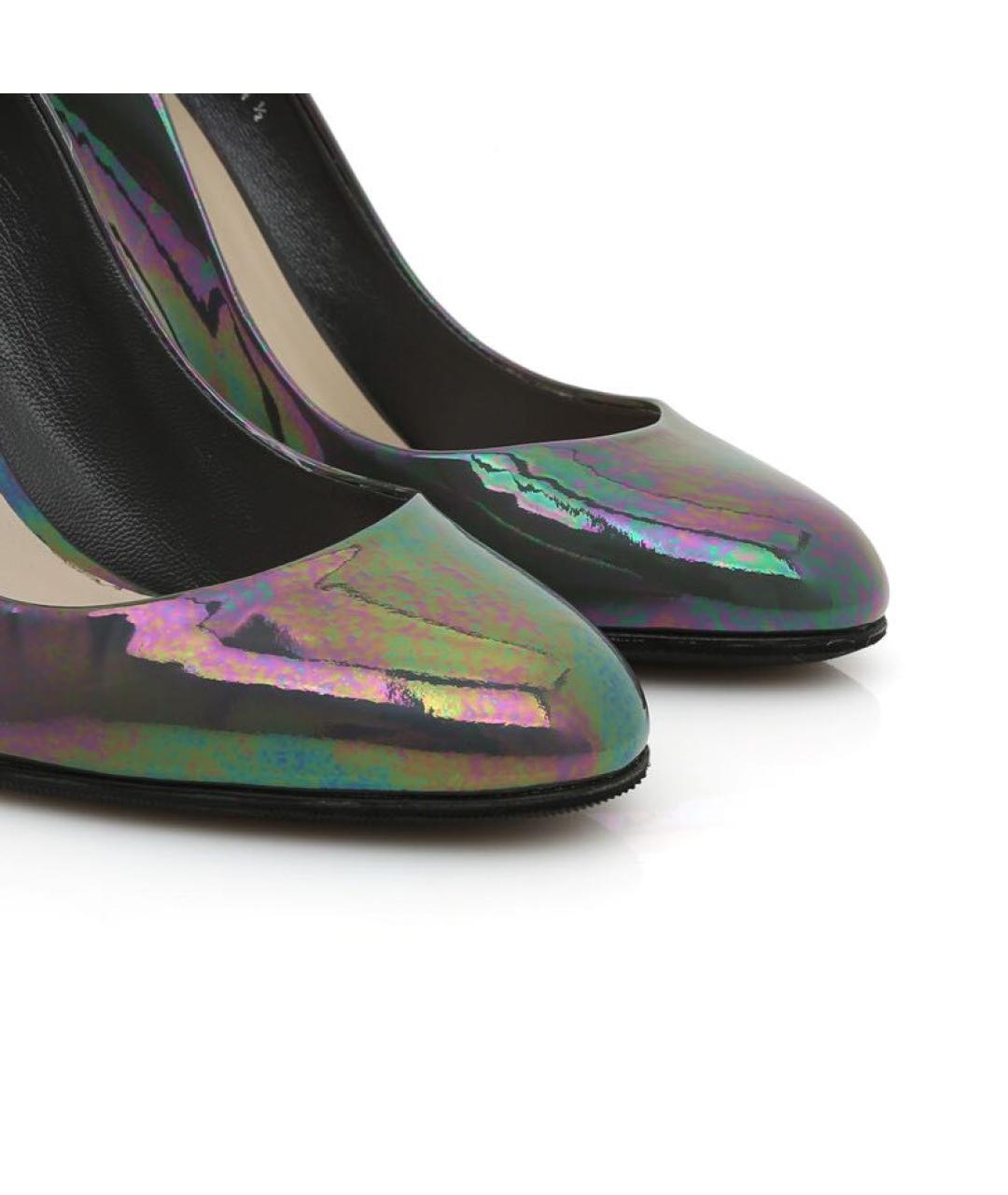 CHRISTIAN DIOR Мульти кожаные туфли, фото 3