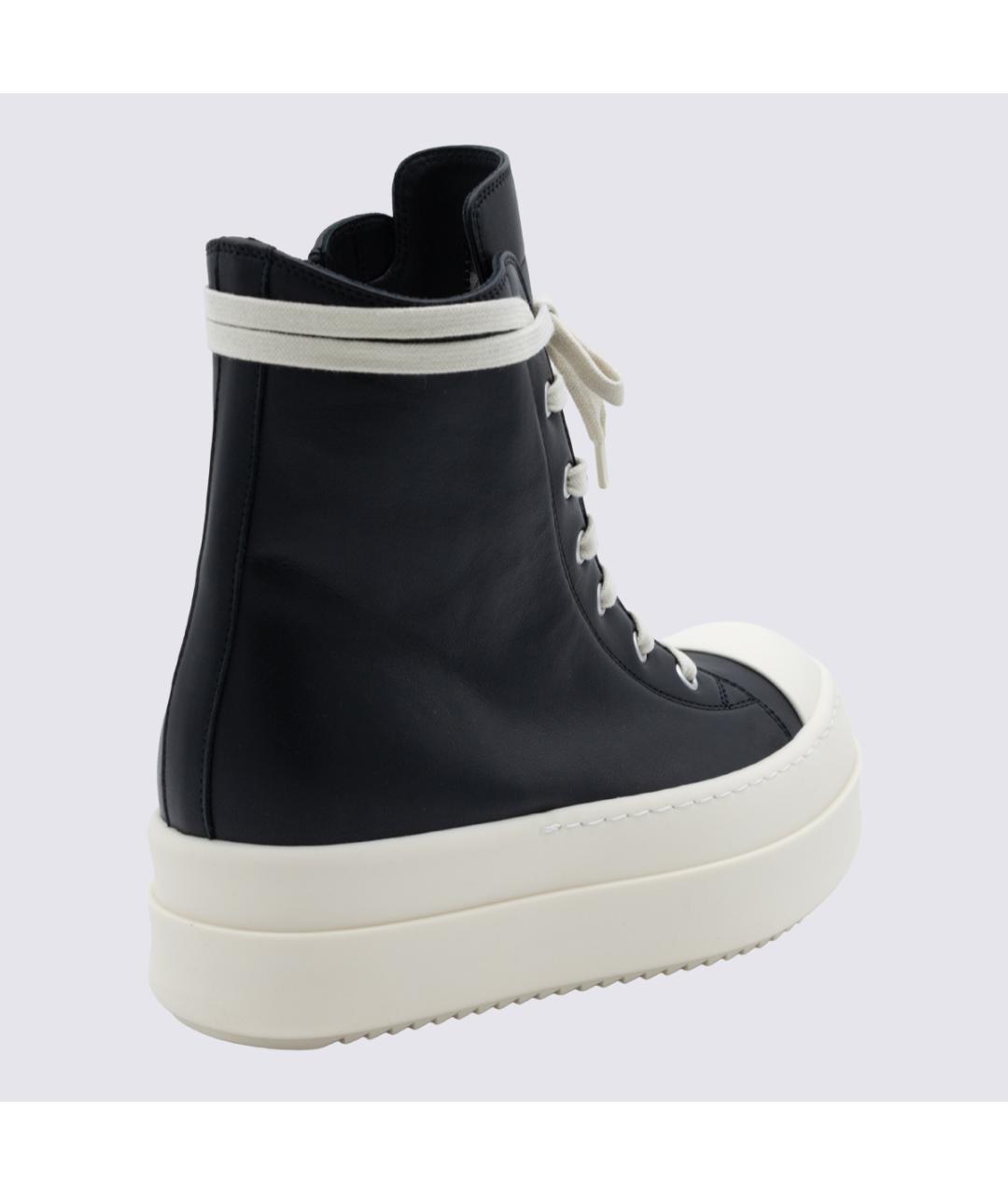 RICK OWENS DRKSHDW Черные кожаные кеды, фото 6