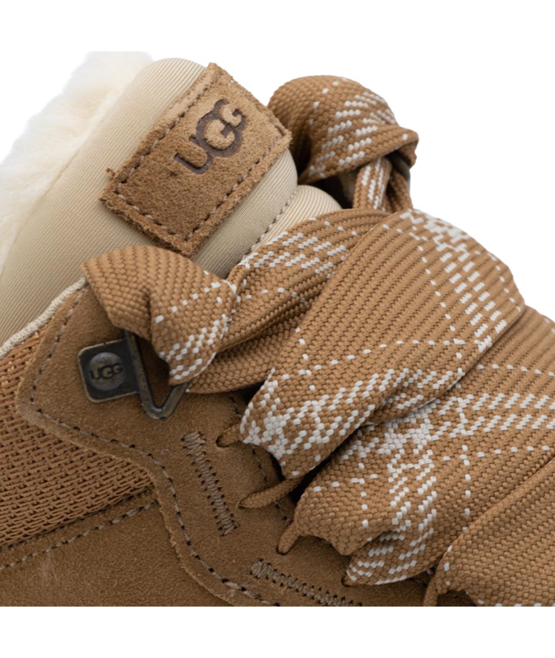 UGG Коричневые замшевые кроссовки, фото 4