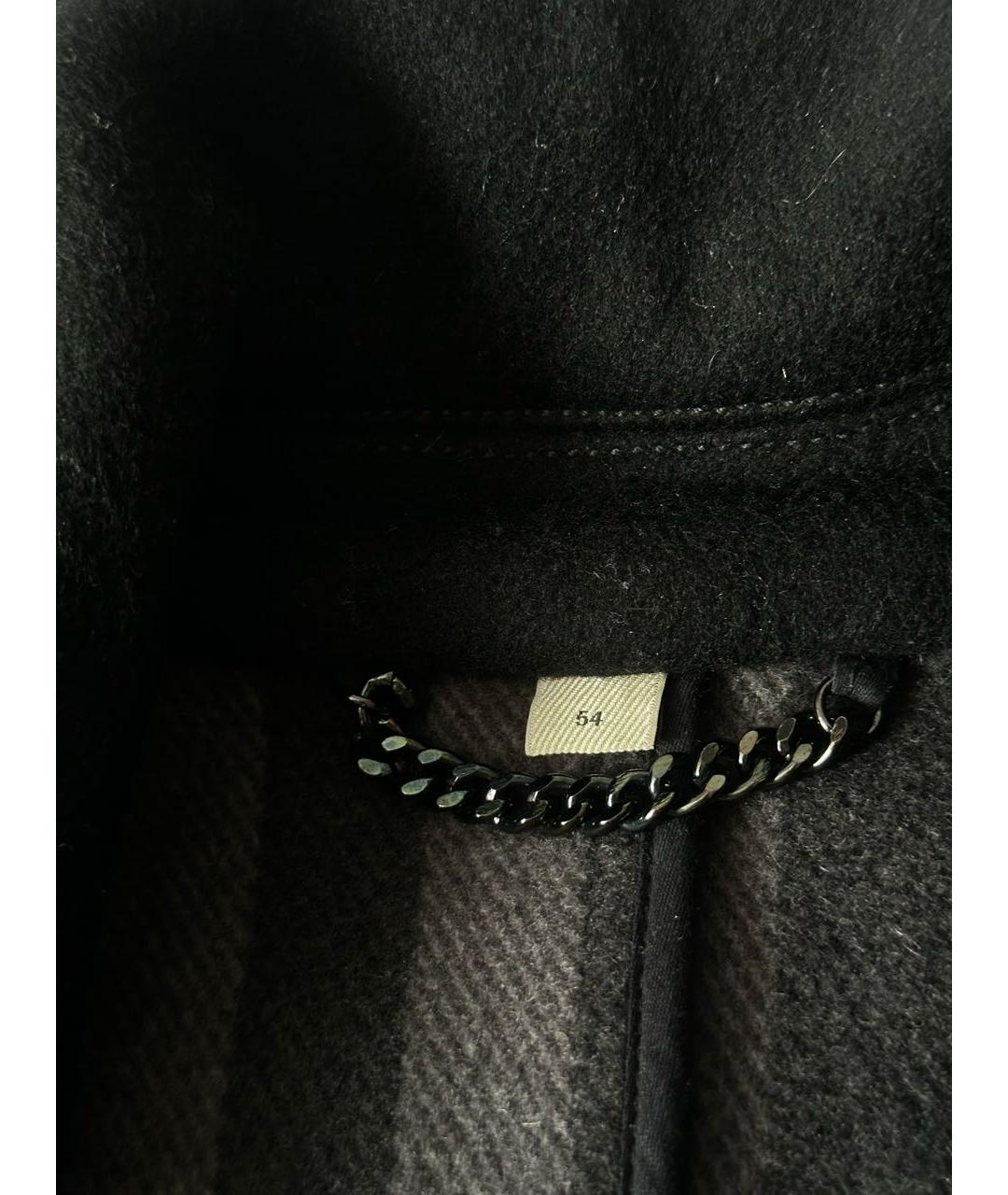 BURBERRY Черное шерстяное пальто, фото 3