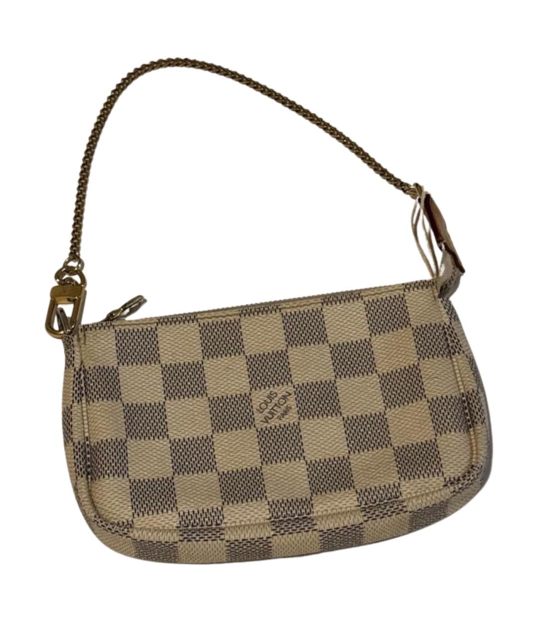 LOUIS VUITTON Бежевая канва сумка с короткими ручками, фото 1