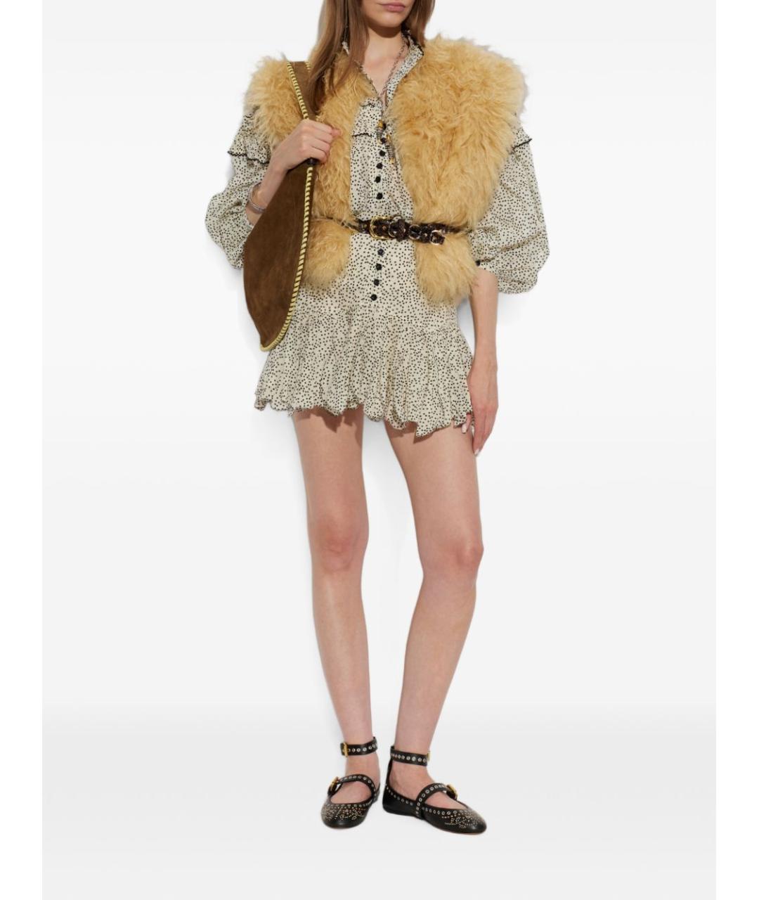ISABEL MARANT Желтая жилетка, фото 5