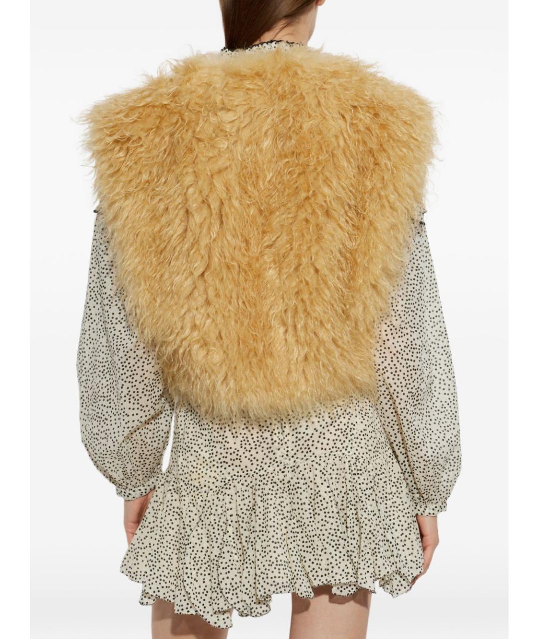 ISABEL MARANT Желтая жилетка, фото 4