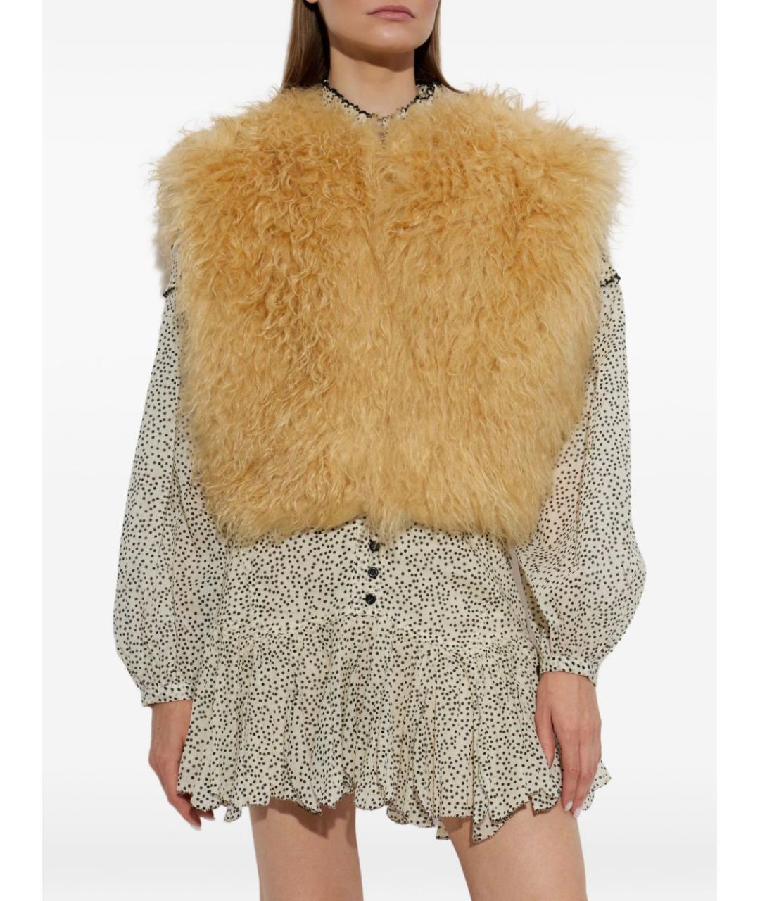 ISABEL MARANT Желтая жилетка, фото 2