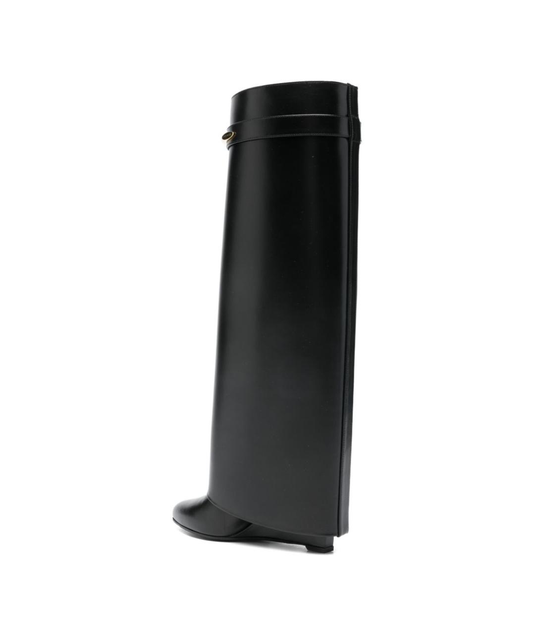 GIVENCHY Черные кожаные сапоги, фото 3