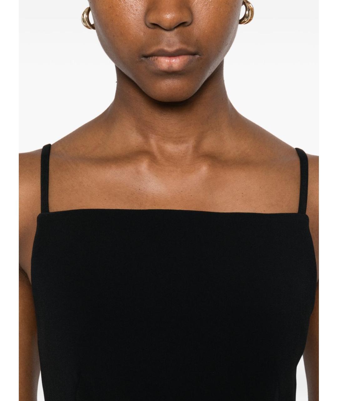 GIVENCHY Черное вискозное повседневное платье, фото 4