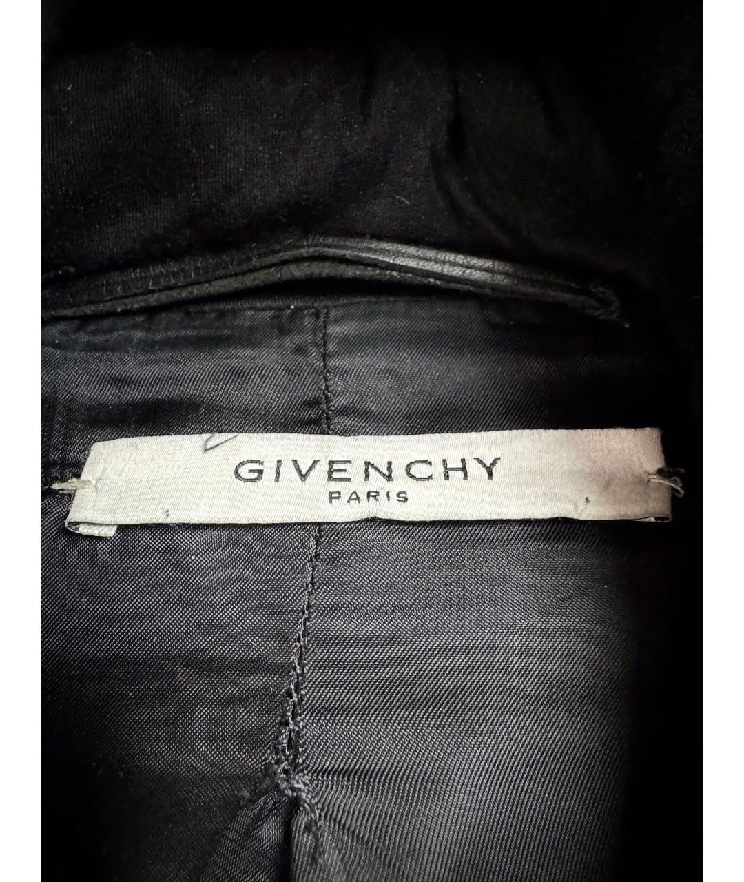 GIVENCHY Черная кожаная куртка, фото 7
